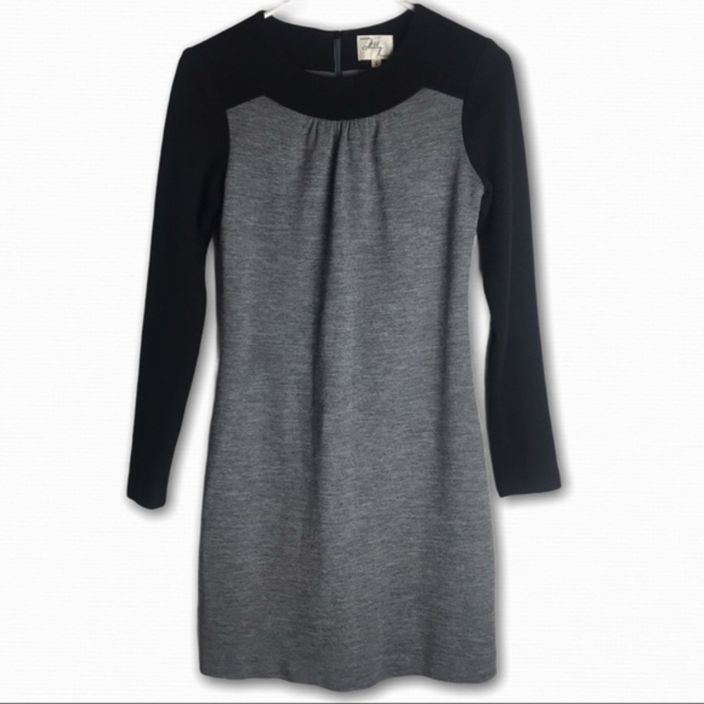 Milly Long Sleeve Wool Sweater Knit Dress